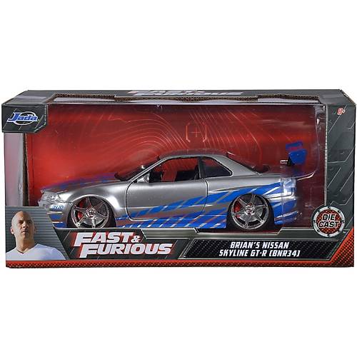 Jada 1:24 Fast & Furious Brian's 2002 Nissan Skyline GT-R BNR34