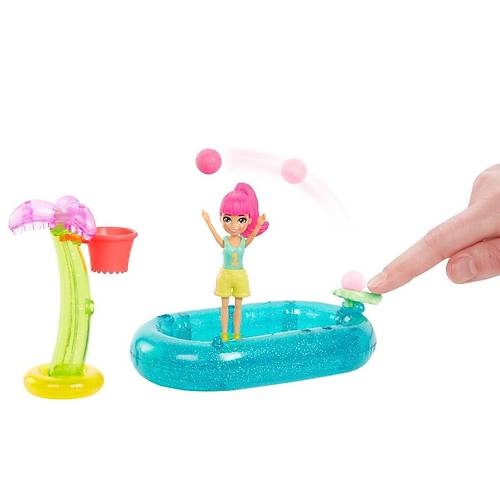 Polly Pocket Aktivite Gn Oyun Seti Plaj Basketbolu Paketi