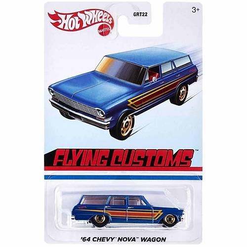 Hot Wheels Temal Arabalar Flying Customs '64 Chevy Nova Wagon