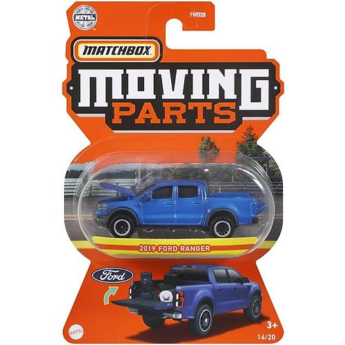 Matchbox 1:64 Moving Parts Arabalar 2019 Ford Ranger
