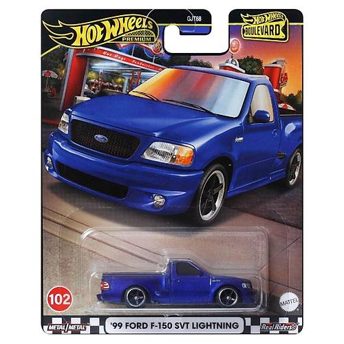 Hot Wheels Premium Arabalar Boulevard HRT60 '99 Ford F-150 SVT Lightning