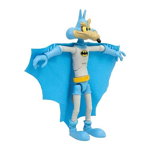 Warner Bros 100. Yl Koleksiyon Figr 18 cm Wile E. Coyote In Batman Outfit | 5 Ya ve zeri ocuklar in DC Temal Koleksiyon Oyunca