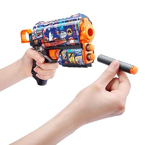 X-Shot Skins Flux Sonic The Hedgehog 8 Mermili Snger Dart Atan Silah 21 Cm Super Speed
