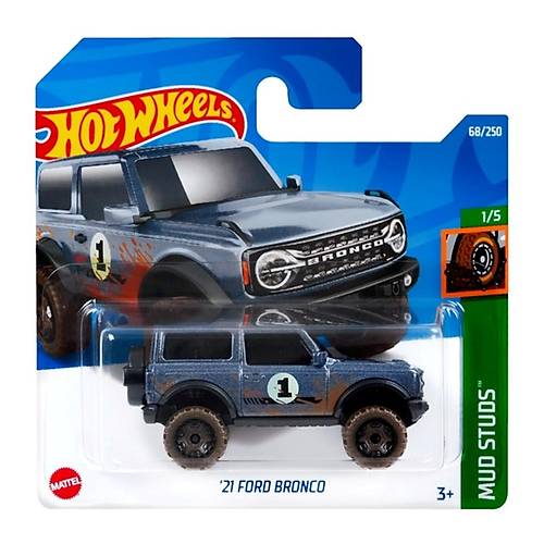 Hot Wheels 1:64 Mud Studs '21 Ford Bronco