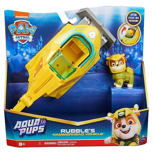Paw Patrol Aqua Pups Temal Aralar Rubble