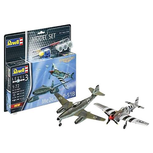 Revell 1:72 Me262 & P-51B