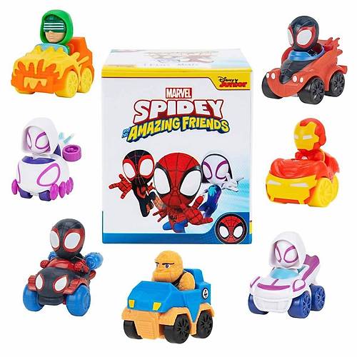 Spidey and His Amazing Friends Mini Arabalar Srpriz Paket