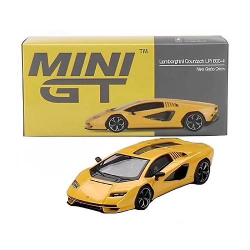 Mini GT 1:64 Lamborghini Countach LPI 800-4 New Giallo Orion