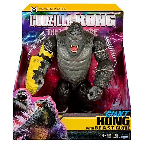 Godzilla X Kong Dev Aksiyon Figr 28 Cm Kong Wiht B.E.A.S.T. Glove