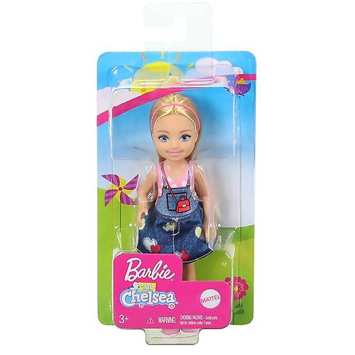 Barbie Chelsea Bebek Serisi Kot Etekli Sarn Bebek