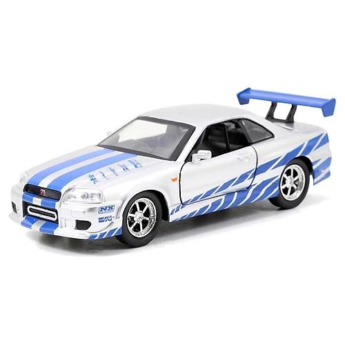 Jada 253202019 Fast & Furious 2'li Paket | 2006 Mitsubishi Lancer Evo IX & Brian's 2002 Nissan Skyline GTR R34 Model Arabalar