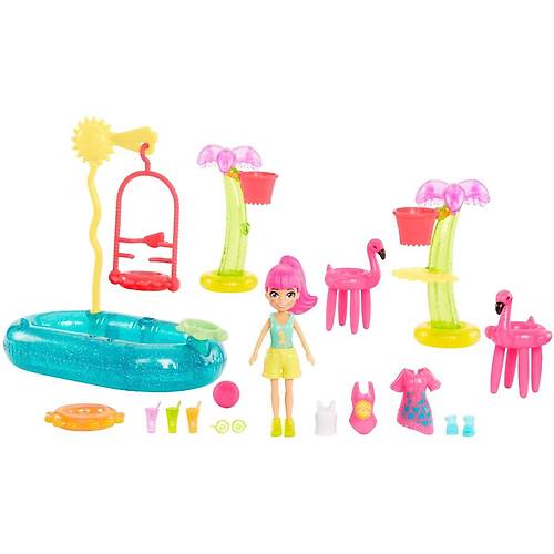 Polly Pocket Aktivite Gn Oyun Seti Plaj Basketbolu Paketi