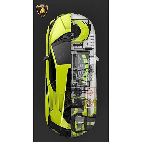 Rastar 1:18 Uzaktan Kumandal Araba Lamborghini Sian Building Kit 2.4 Ghz