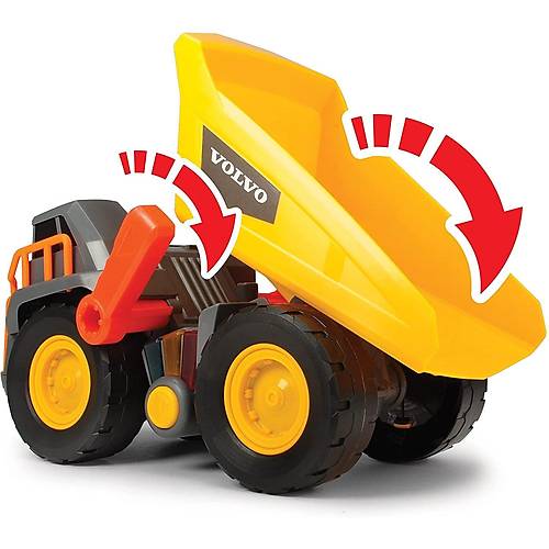 Dickie Toys naat Aralar Sesli ve Ikl Byk Volvo Arlk Kaldrma Kamyonu
