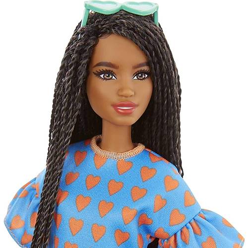 Barbie Byleyici Parti Bebekleri Kalp Desenli Elbise