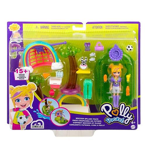 Polly Pocket Aktivite Gn Oyun Seti Plaj Futbolu Paketi