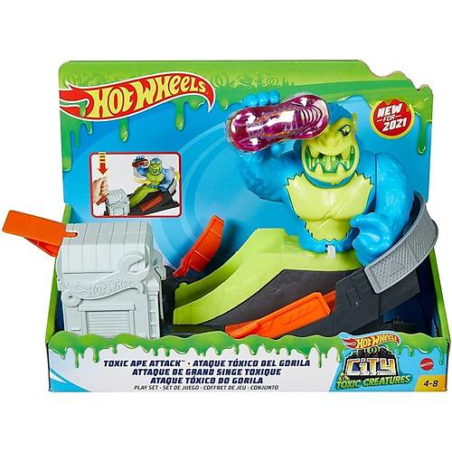 Hot Wheels ehirde Yaratk Maceras Goril Saldrs