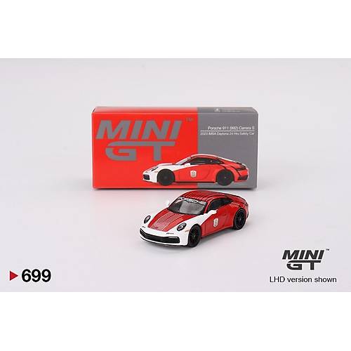 Mini GT 1:64 Scale Porsche 911 (992) Carrera S Safety Car 2023 IMSA Daytona 24 Hrs