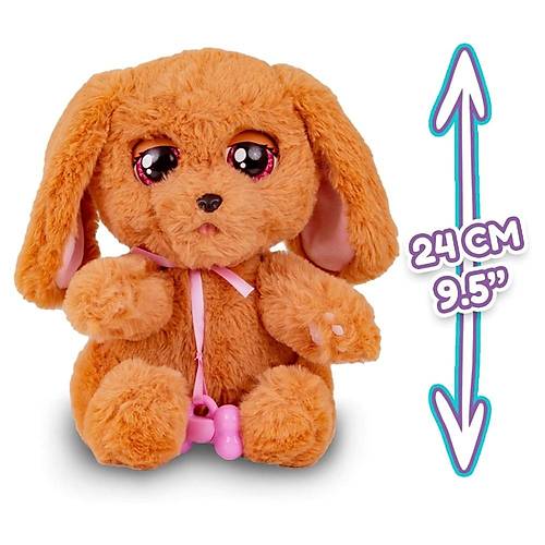 Baby Paws Sesli Yavru Kpek Pelu 20 Cm Cocker Pembe anta