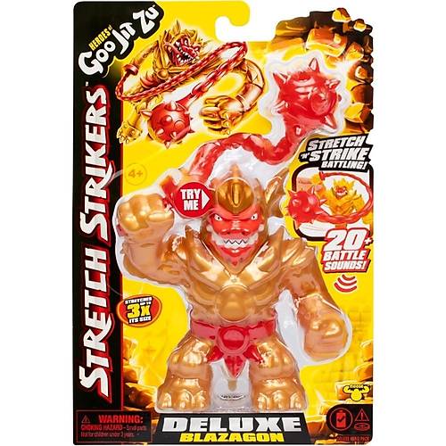 Heroes of Goo Jit Zu Stretch Deluks Figr Blazagon 20+ Harika Sava Sesleri ile Esnek Aksiyon Figr
