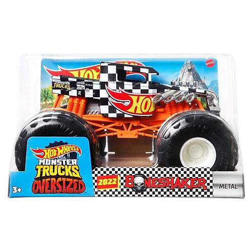 Hot Wheels 1:24 Monster Truck Byk Arabalar Boneshaker