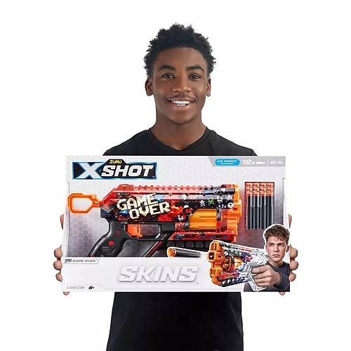 X-Shot Skins Griefer 12 Mermili Snger Dart Atan Silah 32 Cm Game Over