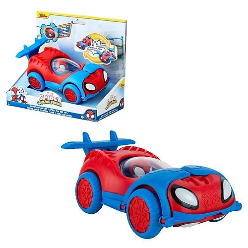 Spidey and His Amazing Friends 2n1 Jet ve Araba