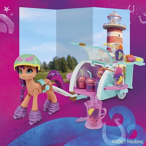 My Little Pony Yeni Bir Nesil Film Oyun Seti Sunny Starscout ve Smoothie Dkkan
