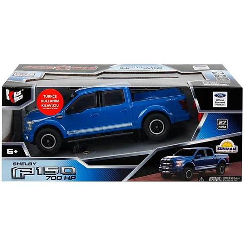 Kidztech 1:26 Uzaktan Kumandal Shelby F150 700 HP Mavi
