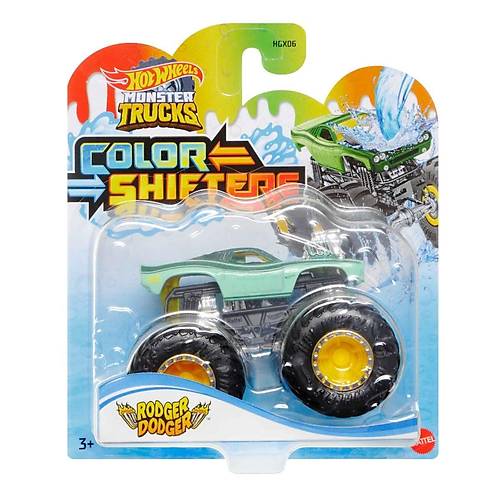 Hot Wheels Monster Trucks 1:64 Renk Deiiren Aralar Rodger Dodger