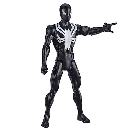 Marvel Spider-Man Web Warriors Titan Hero Serisi 30 Cm Figr Black Suit Spiderman