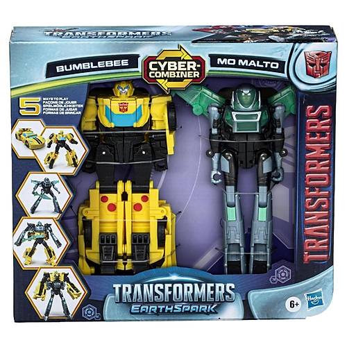 Transformers Earthspark Combiner Firgr F8439 Bumblebee + Mo Malto F8439