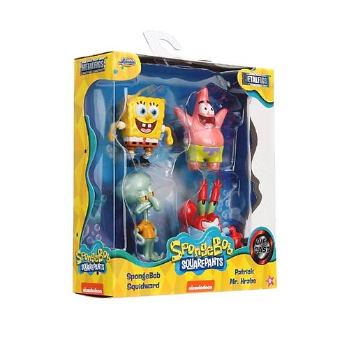 Metalfigs Sponge Bob Figrler 4'l Set