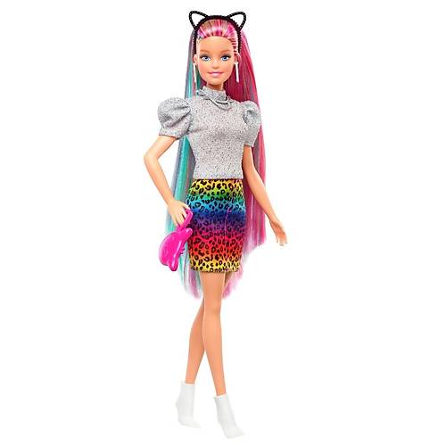 Barbie Leopar Desenli Salar Bebei