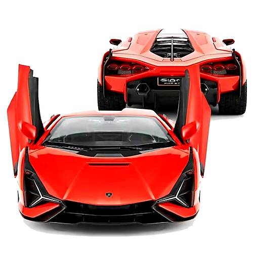 Rastar 1:14 Uzaktan Kumandal Araba Lambroghini Sian FKP 37 Man Kap Alan 2.4 Ghz Ikl Krmz
