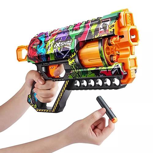 X-Shot Skins Griefer 12 Mermili Snger Dart Atan Silah 32 Cm Graffiti