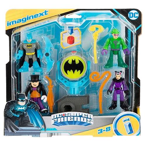 Imaginext DC Super Friends Bat-Tech Bat-Signal Figr Seti