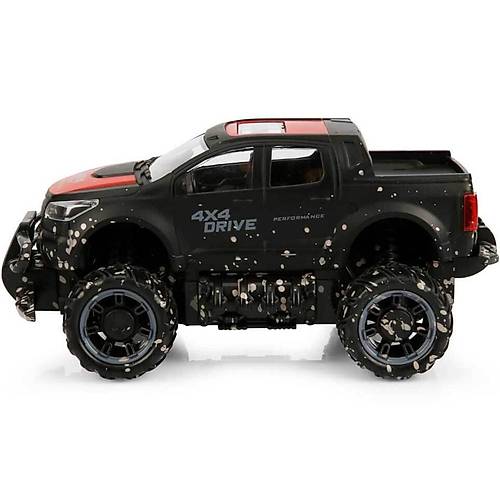 Crazon 1:18 Uzaktan Kumandal 4x4 Crazy Off-Road Araba 2.4 Ghz USB arj Siyah Krmz