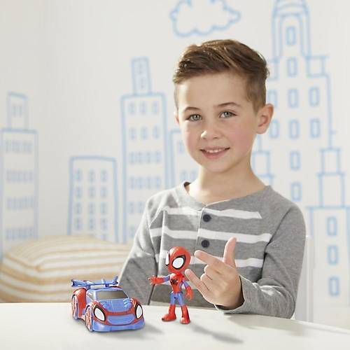 Spidey and His Amazing Friends Spidey Figr ve rmcek Araba