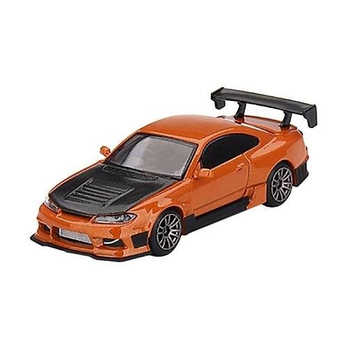Mini GT 1:64 Nissan Silvia S15 D-MAX Metallic Orange