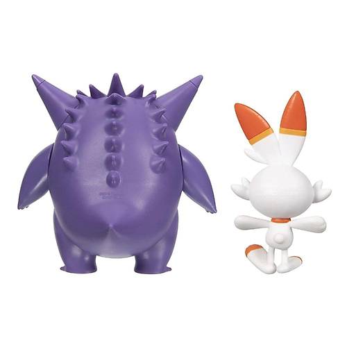 Pokemon Battle 2'li Figr Gengar & Scorbunny PKW2548