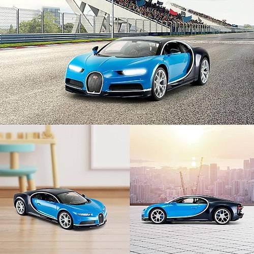 Rastar 1:14 Uzaktan Kumandal Araba Bugatti Chiron 2.4 Ghz Ikl Mavi