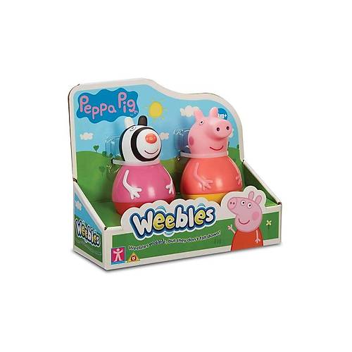 Weebles Peppa Pig 2li Paket Peppa Pig & Zoe Zebra