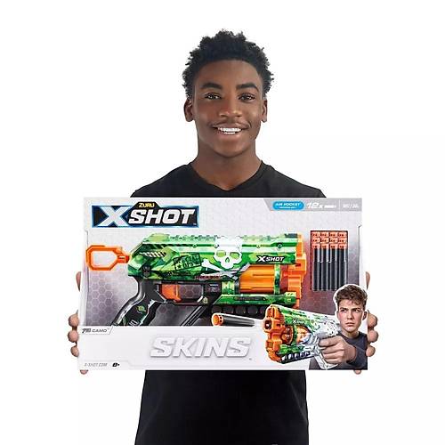 X-Shot Skins Griefer 12 Mermili Snger Dart Atan Silah 32 Cm Camo