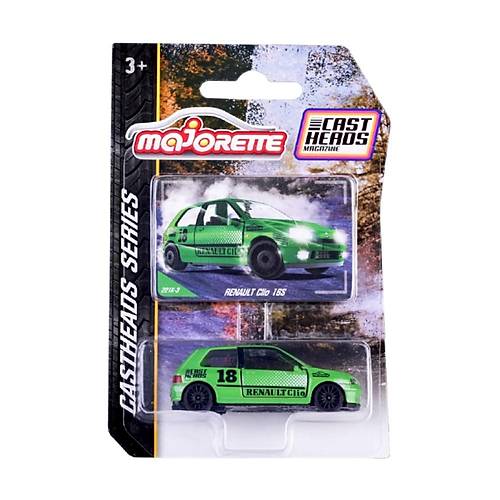 Majorette Castheads Series 221K-3 Renault Clio 16S