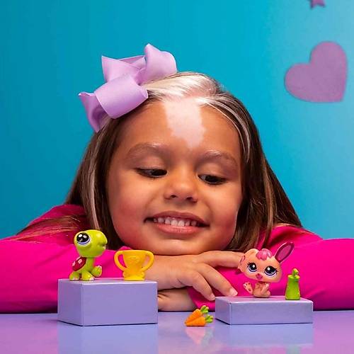Littlest Pet Shop Miniler 2?li Figr Seti 94&95 Kaplumbaa ve Tavan