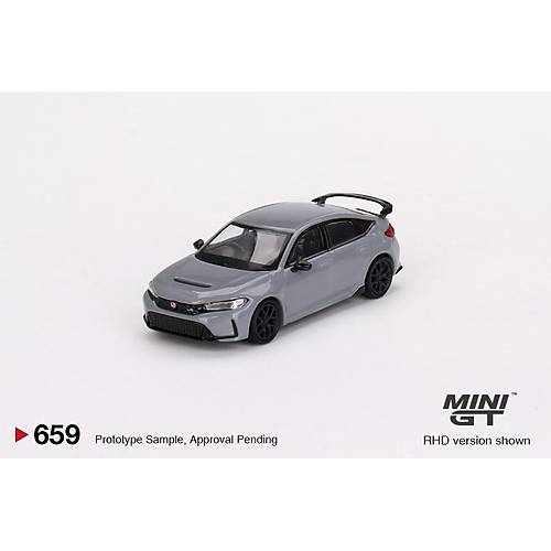 Mini GT 1:64 Scale Honda Civic Type R Sonic Gray Pearl 2023