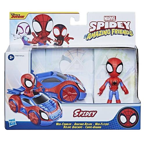 Spidey and His Amazing Friends Spidey Figr ve rmcek Araba