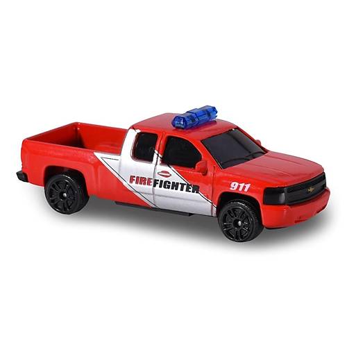 Majorette 1:64 Ikl ve Sesli Acil Durum Aralar Chevrolet Silverado