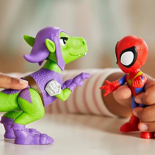 Spidey and His Amazing Friends Dino Webs Figrler Spidey & Goblin Raptor